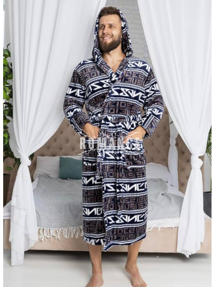 Махровый мужской халат Man Romance Style 23813